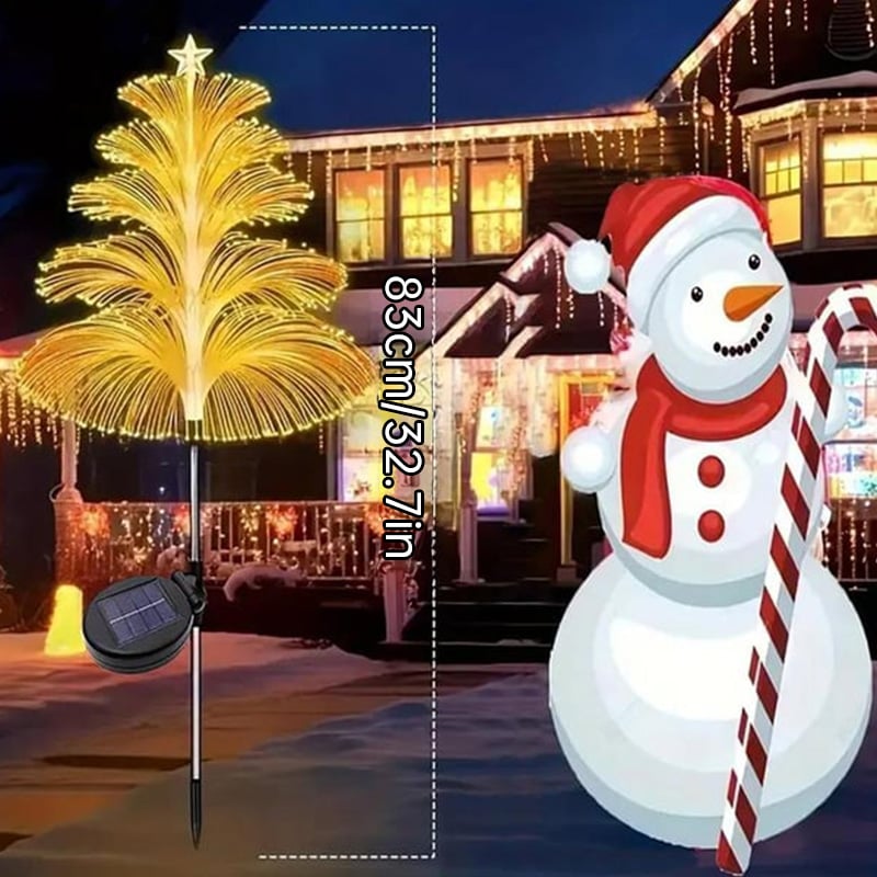 Seven Colors Gradient Solar Christmas Tree Light