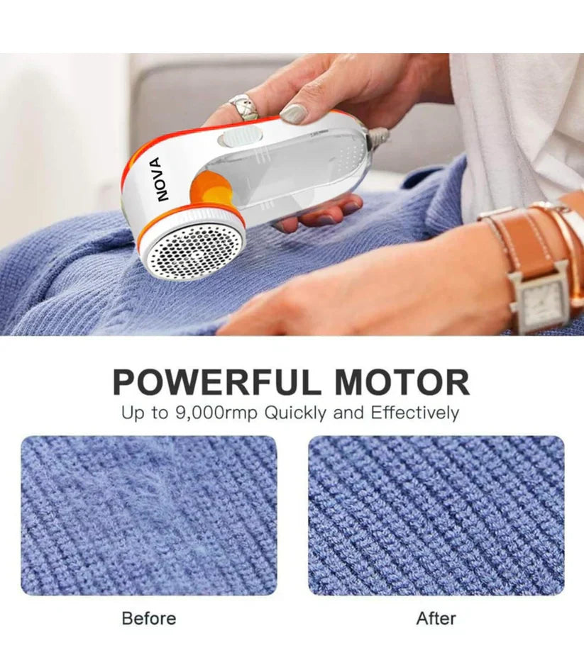 Nova Electric Lint Remover | Fabric Shaver for All Woollen Clothes