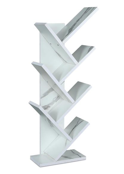 🔥TreeShelf 7™ – Wooden V-Shaped Book Rack