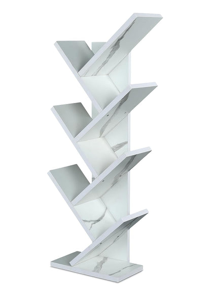 🔥TreeShelf 7™ – Wooden V-Shaped Book Rack