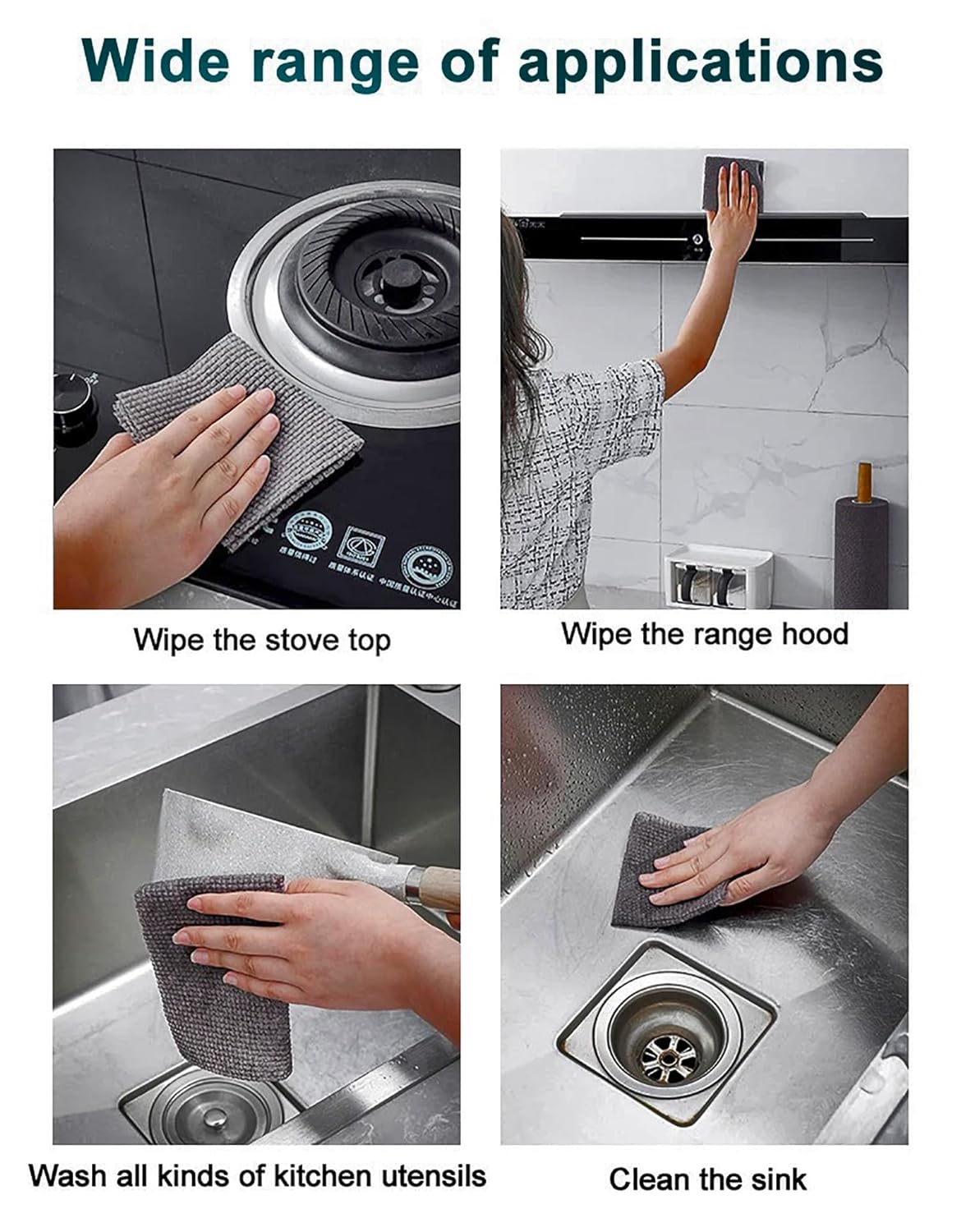 Reusable Microfiber Cleaning Cloth Roll (Mega Offer – 50 Sheets @ Just ₹499!)