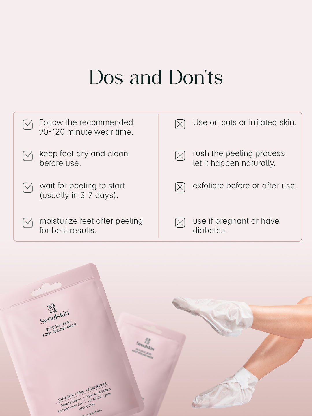 SeoulSkin™ SmoothPeel Foot Mask | BOGO Offer