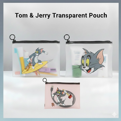 Tom & Jerry Transparent Pouch