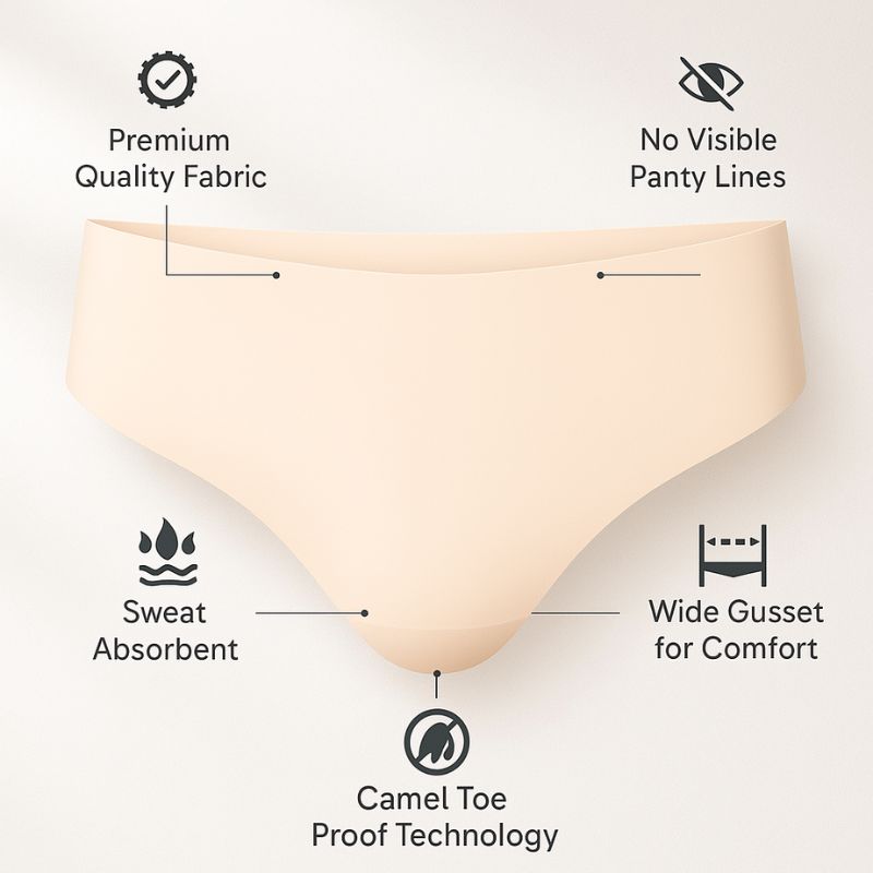AmbarWear™ SmoothCurve Seamless Thong | Buy 2, Get 2 FREE